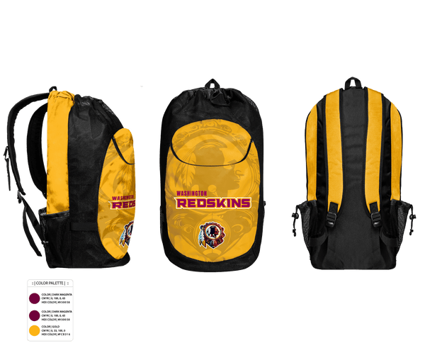 Gear Bag, Washington Redskins, Football, Teamtime, Team time, sublimation, custom sports apparel, team uniforms, spirit wear, spiritwear, sports uniforms, custom shirts, team store, custom team store, fundraiser sports, apparel fundraiser