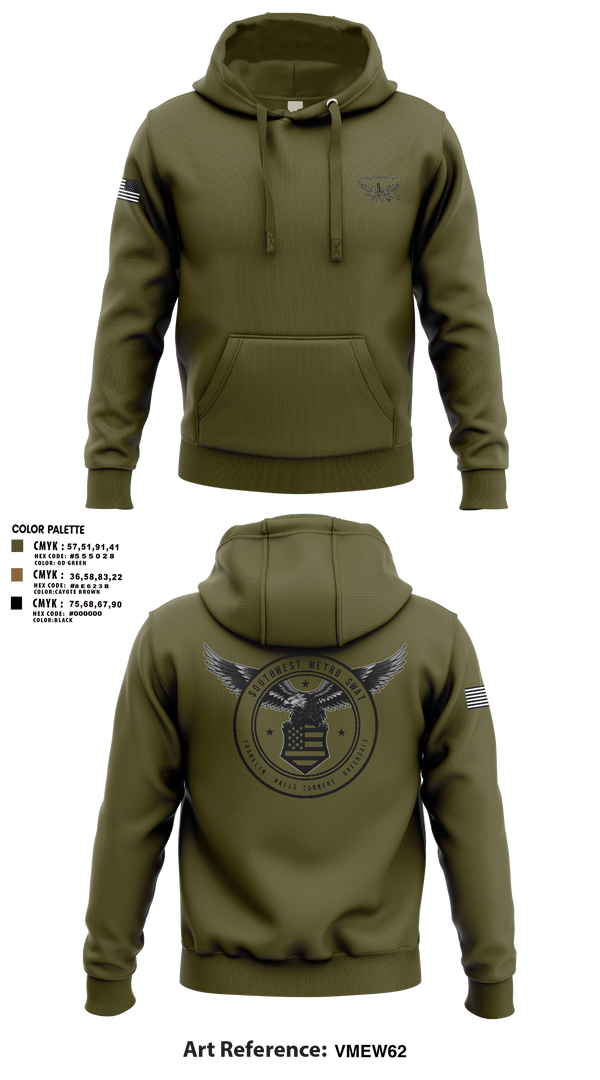 Hoodie, Southwest Metro SWAT, Police, Teamtime, Team time, sublimation, custom sports apparel, team uniforms, spirit wear, spiritwear, sports uniforms, custom shirts, team store, custom team store, fundraiser sports, apparel fundraiser