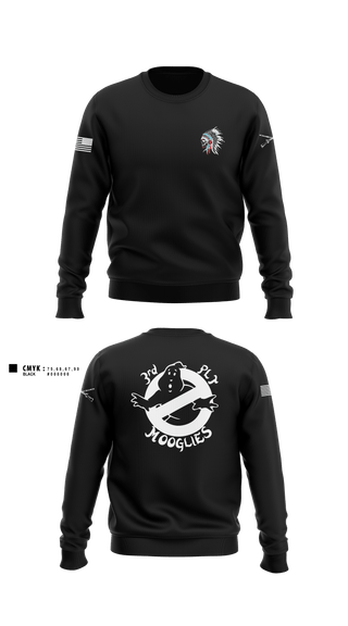 Crew Neck Sweatshirt, 3RD PLT, ALPHA COMPANY, 2ND CAVALRY 5TH REGIMENT, Army, Teamtime, Team time, sublimation, custom sports apparel, team uniforms, spirit wear, spiritwear, sports uniforms, custom shirts, team store, custom team store, fundraiser sports, apparel fundraiser