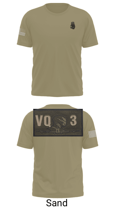 VQ-3 DET TRVS 52792969 Old School Cotton Feel Shirt - 86