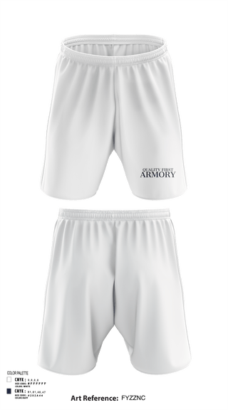 Athletic Shorts With Pockets, QUALITY FIRST ARMORY, , Teamtime, Team time, sublimation, custom sports apparel, team uniforms, spirit wear, spiritwear, sports uniforms, custom shirts, team store, custom team store, fundraiser sports, apparel fundraiser
