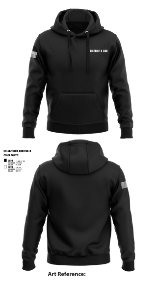 Hoodie, District 5 CSO, Police, Teamtime, Team time, sublimation, custom sports apparel, team uniforms, spirit wear, spiritwear, sports uniforms, custom shirts, team store, custom team store, fundraiser sports, apparel fundraiser