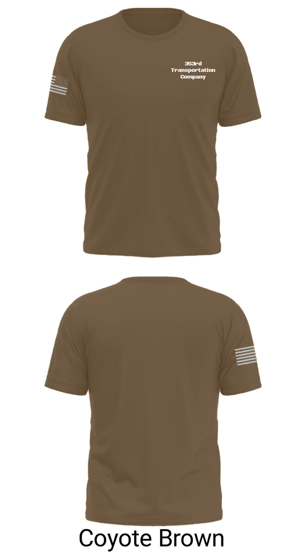 Old School Cotton Feel Shirt, 353rd Transportation Company, Army, Teamtime, Team time, sublimation, custom sports apparel, team uniforms, spirit wear, spiritwear, sports uniforms, custom shirts, team store, custom team store, fundraiser sports, apparel fundraiser