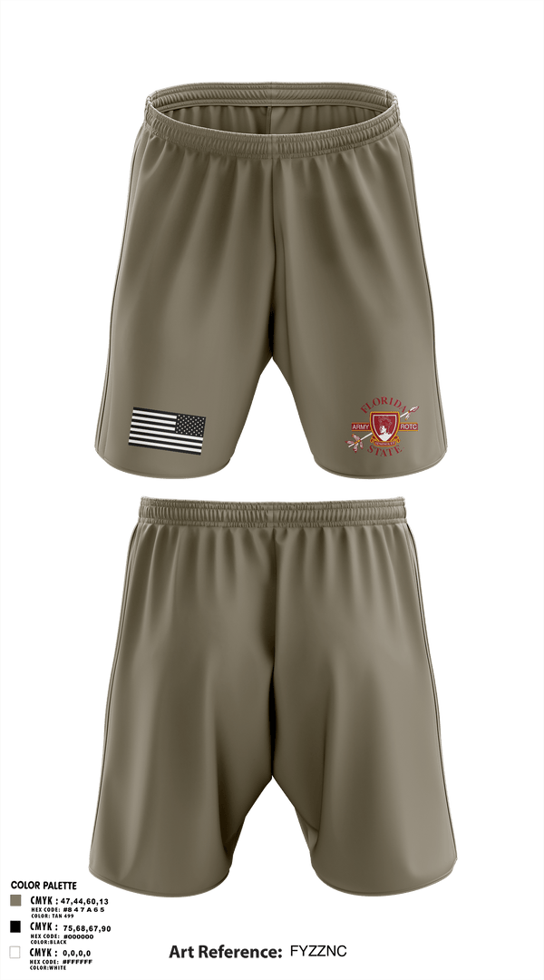 Athletic Shorts With Pockets, FSU ROTC, Army, Teamtime, Team time, sublimation, custom sports apparel, team uniforms, spirit wear, spiritwear, sports uniforms, custom shirts, team store, custom team store, fundraiser sports, apparel fundraiser
