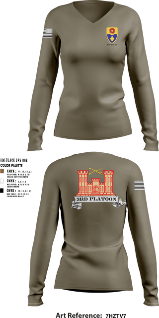 Women's Long Sleeve Vneck Shirt, 649 ENG CO649 ENG CO, , Teamtime, Team time, sublimation, custom sports apparel, team uniforms, spirit wear, spiritwear, sports uniforms, custom shirts, team store, custom team store, fundraiser sports, apparel fundraiser