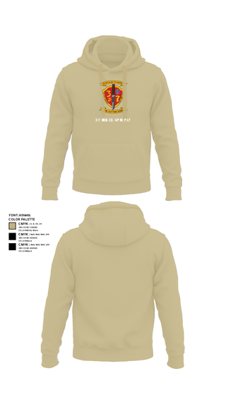 Hoodie, 3/7 India Co. Wpns Plt, Marines, Teamtime, Team time, sublimation, custom sports apparel, team uniforms, spirit wear, spiritwear, sports uniforms, custom shirts, team store, custom team store, fundraiser sports, apparel fundraiser