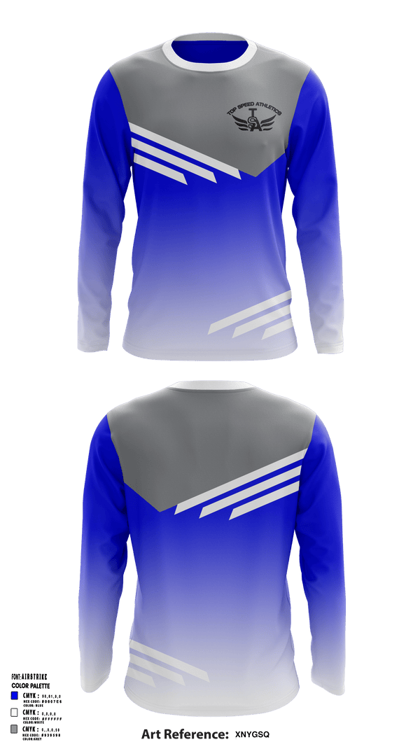 Long Sleeve Performance Shirt, Top Speed Athletics, Track & Field, Teamtime, Team time, sublimation, custom sports apparel, team uniforms, spirit wear, spiritwear, sports uniforms, custom shirts, team store, custom team store, fundraiser sports, apparel fundraiser