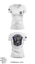 K-9 37862804 Women's Short Sleeve V-neck Shirt - 2