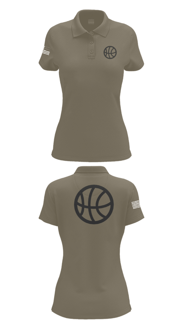 Women's Short Sleeve Performance Polo, Bankers, Men's Basketball, Teamtime, Team time, sublimation, custom sports apparel, team uniforms, spirit wear, spiritwear, sports uniforms, custom shirts, team store, custom team store, fundraiser sports, apparel fundraiser