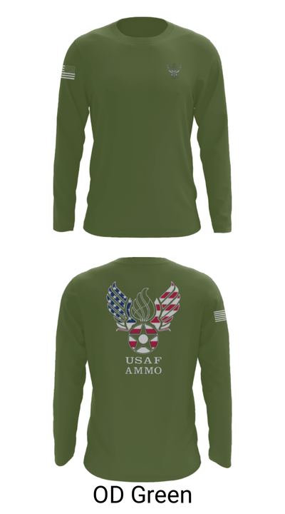 7th Munitions Sq 29669967 Long Sleeve Performance Shirt - 46