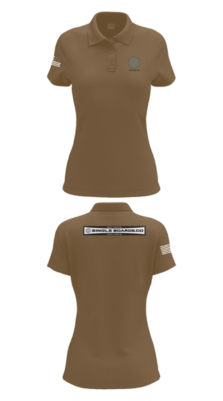 Women's Short Sleeve Performance Polo, Single Boards.co, E-Sports, Teamtime, Team time, sublimation, custom sports apparel, team uniforms, spirit wear, spiritwear, sports uniforms, custom shirts, team store, custom team store, fundraiser sports, apparel fundraiser