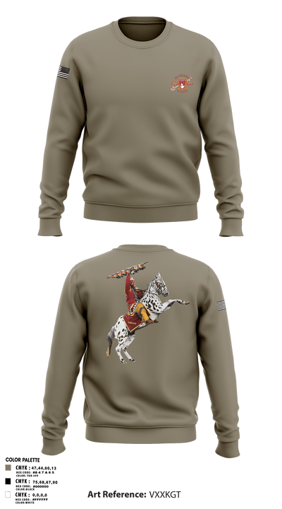 FSU ROTC 91512873 Crew Neck Sweatshirt - 1