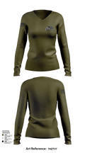 NTFTF 20726336 Women's Long Sleeve V-neck Shirt - 102