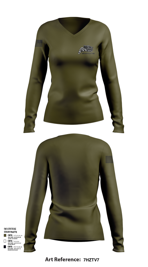 Women's Long Sleeve Vneck Shirt, NTFTF, , Teamtime, Team time, sublimation, custom sports apparel, team uniforms, spirit wear, spiritwear, sports uniforms, custom shirts, team store, custom team store, fundraiser sports, apparel fundraiser