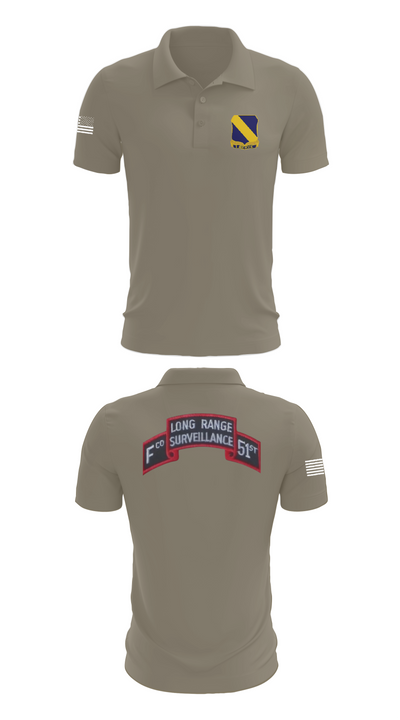 Fco 51st infantry LRSU 81538423 Short Sleeve Performance Polo - 67