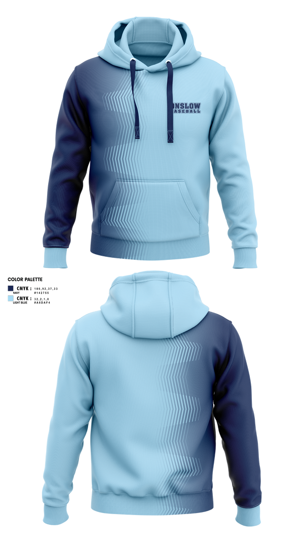 Hoodie, Onslow, Baseball, Teamtime, Team time, sublimation, custom sports apparel, team uniforms, spirit wear, spiritwear, sports uniforms, custom shirts, team store, custom team store, fundraiser sports, apparel fundraiser