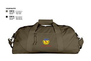 Duffle Bag, Alpha BTRY 2/138th FA, National Guard, Teamtime, Team time, sublimation, custom sports apparel, team uniforms, spirit wear, spiritwear, sports uniforms, custom shirts, team store, custom team store, fundraiser sports, apparel fundraiser