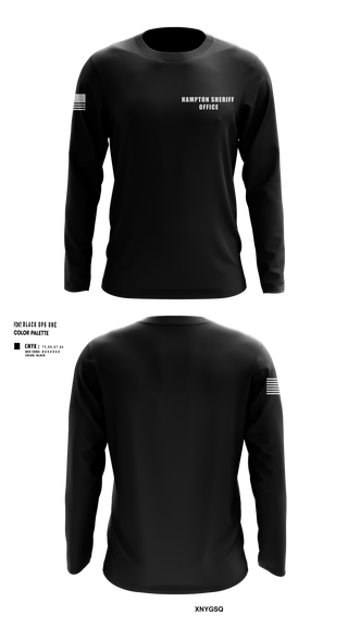 Long Sleeve Performance Shirt, Hampton sheriff office, , Teamtime, Team time, sublimation, custom sports apparel, team uniforms, spirit wear, spiritwear, sports uniforms, custom shirts, team store, custom team store, fundraiser sports, apparel fundraiser