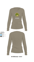 DS Davis 5549191 Women's Long Sleeve V-neck Shirt - 62