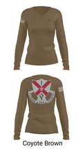 C Co 1-124 Rifle Company 57736053 Women's Long Sleeve V-neck Shirt - 16