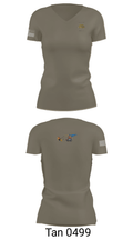 AOB-S 37277652 Women's Short Sleeve V-neck Shirt - 68