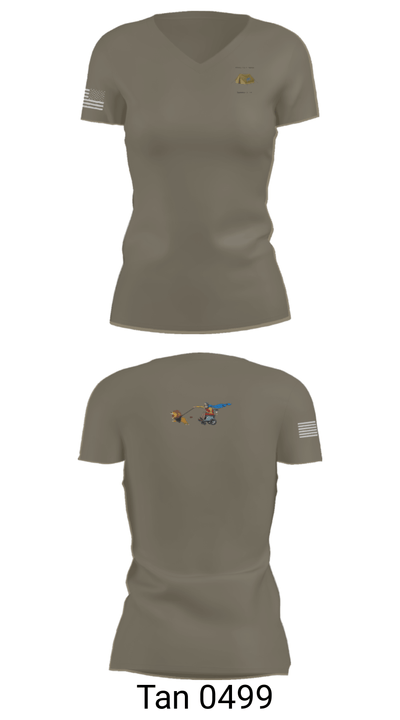 AOB-S 37277652 Women's Short Sleeve V-neck Shirt - 68