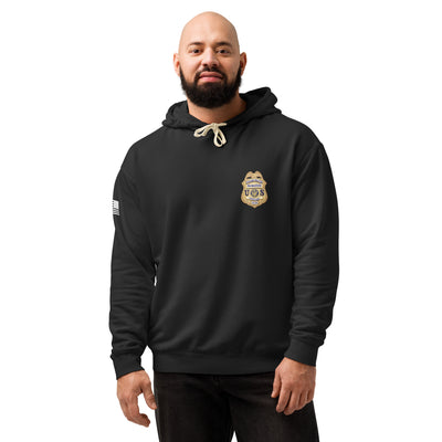 U.S. PROBATION Unisex garment-dyed lightweight hoodie - 1