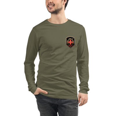 1-171 MEDEVAC Unisex Cotton Long Sleeve Tee - 1