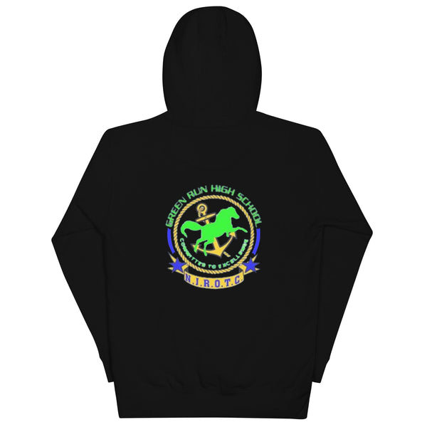 Green Run High School NJROTC 48143942 Unisex Cotton Hoodie - 1