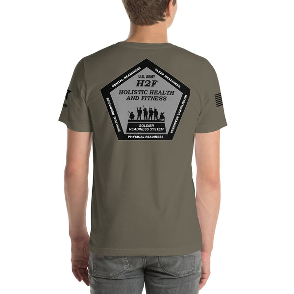 ARMY H2F 5195175 Unisex cotton t-shirt-3