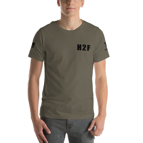 ARMY H2F 5195175 Unisex cotton t-shirt-3