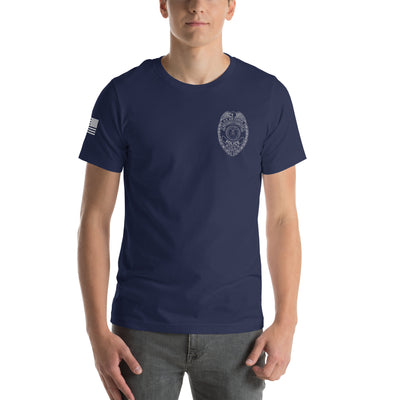 96 SFS / Eglin Police Unisex t-shirt - 3 (DAF BADGE)
