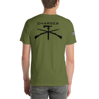 CHARGER CO. / 2-112TH INFANTRY BATTALION 37738588 Unisex t-shirt-3