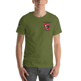 CHARGER CO. / 2-112TH INFANTRY BATTALION 37738588 Unisex t-shirt-6