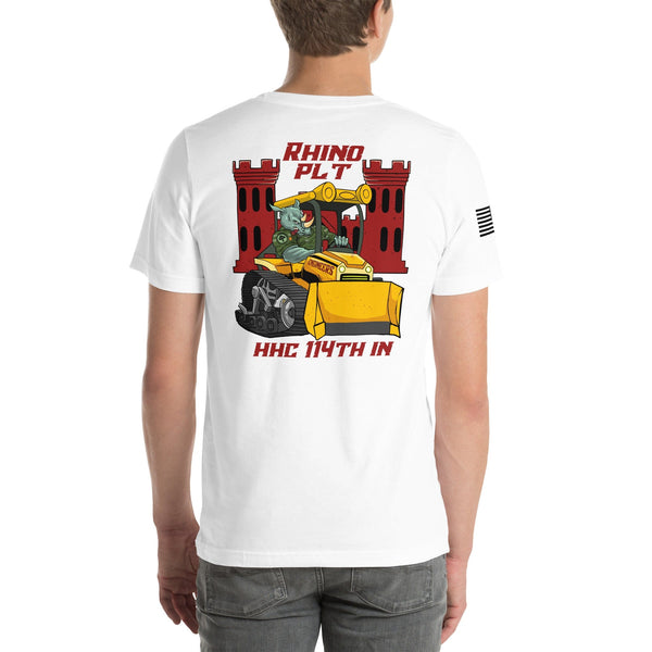 HHC 1-114 INFANTRY BRIGADE 59777131 Unisex Cotton t-shirt-2