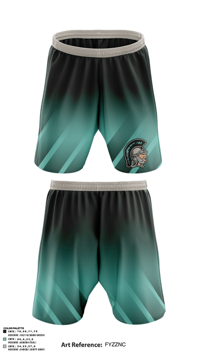 John S Battle High School Soccer 24633224 Athletic Shorts With Pockets - 1