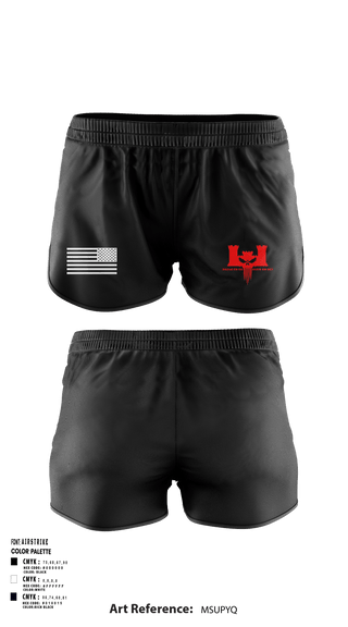 Women's Shorts, 302nd EN CO, Army, Teamtime, Team time, sublimation, custom sports apparel, team uniforms, spirit wear, spiritwear, sports uniforms, custom shirts, team store, custom team store, fundraiser sports, apparel fundraiser