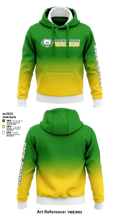 Rock Bridge High School Tennis 80356207 Hoodie - 1