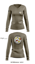 Bravo 3-2 ADA 14430873 Women's Long Sleeve V-neck Shirt - 2