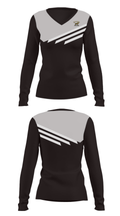 Windsor High School Golf 51481353 Women's Long Sleeve V-neck Shirt - 7
