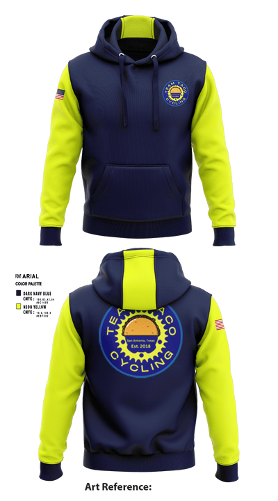 Team Taco Cycling Pelotonia 27813397 Hoodie - 9