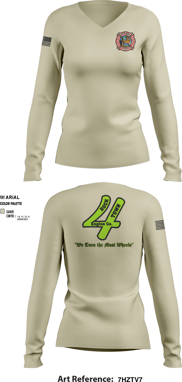Women's Long Sleeve Vneck Shirt, , Fire Department, Teamtime, Team time, sublimation, custom sports apparel, team uniforms, spirit wear, spiritwear, sports uniforms, custom shirts, team store, custom team store, fundraiser sports, apparel fundraiser