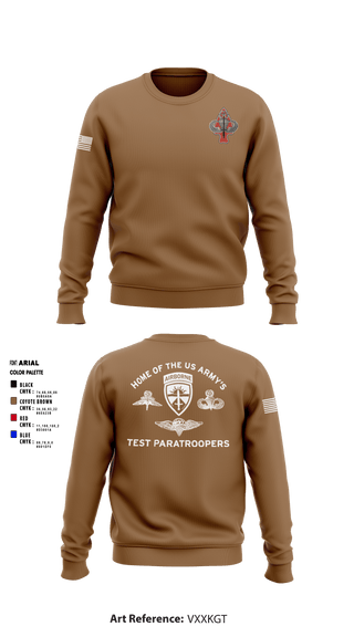 Crew Neck Sweatshirt, , Army, Teamtime, Team time, sublimation, custom sports apparel, team uniforms, spirit wear, spiritwear, sports uniforms, custom shirts, team store, custom team store, fundraiser sports, apparel fundraiser