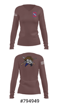 2-153 Infantry Battalion, Intel Section/S2 58885327 Women's Long Sleeve V-neck Shirt - 37