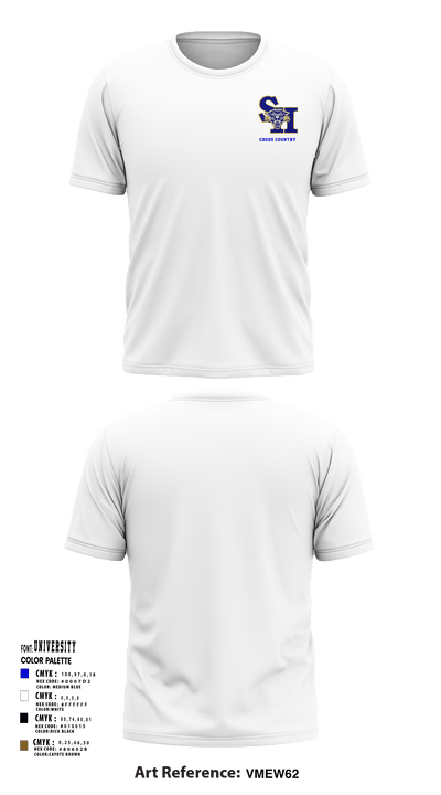 Sweet Home High School Cross Country 24439885 Short Sleeve Performance Shirt - 43
