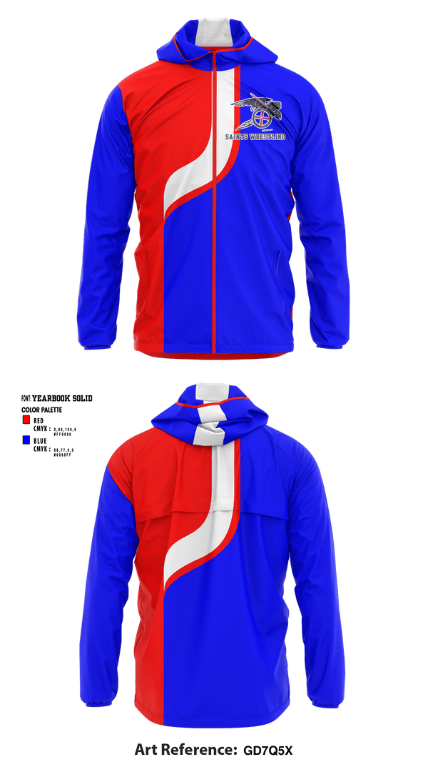 Windbreaker, Southern Wayne High School Wrestling, Wrestling, Teamtime, Team time, sublimation, custom sports apparel, team uniforms, spirit wear, spiritwear, sports uniforms, custom shirts, team store, custom team store, fundraiser sports, apparel fundraiser
