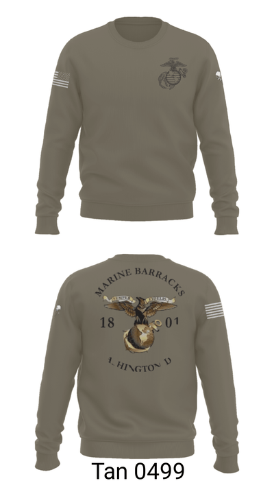 Marine Barracks Washington 7968696 Crew Neck Sweatshirt - 11