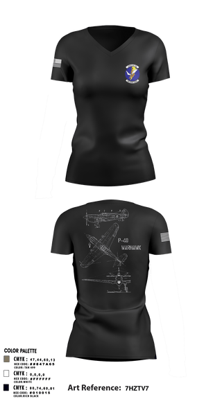 Women's Short Sleeve Vneck Shirt, Detachment 355, Air Force, Teamtime, Team time, sublimation, custom sports apparel, team uniforms, spirit wear, spiritwear, sports uniforms, custom shirts, team store, custom team store, fundraiser sports, apparel fundraiser