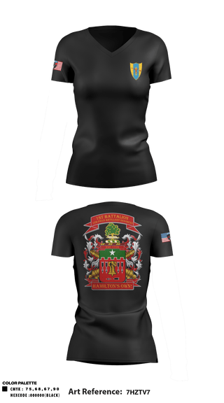 Women's Short Sleeve Vneck Shirt, , Army, Teamtime, Team time, sublimation, custom sports apparel, team uniforms, spirit wear, spiritwear, sports uniforms, custom shirts, team store, custom team store, fundraiser sports, apparel fundraiser