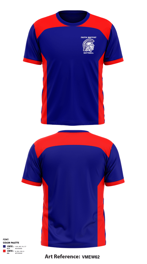 Short Sleeve Performance Shirt, Faith Baptist High School Softball, Softball, Teamtime, Team time, sublimation, custom sports apparel, team uniforms, spirit wear, spiritwear, sports uniforms, custom shirts, team store, custom team store, fundraiser sports, apparel fundraiser